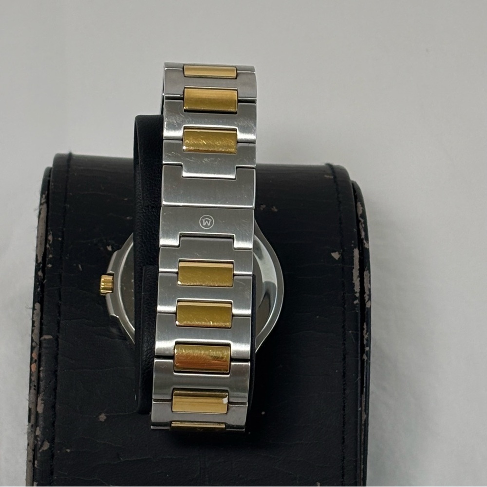 Movado Two-Tone Stainless Steel Watch with Black Dial - Picture 12 of 14
